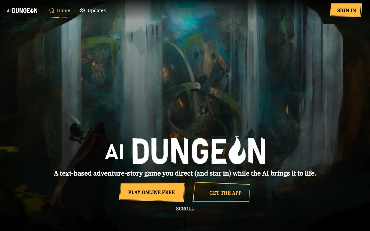 AI Dungeon screenshot