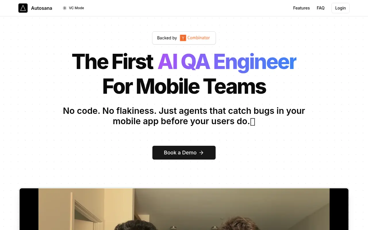 Autosana screenshot