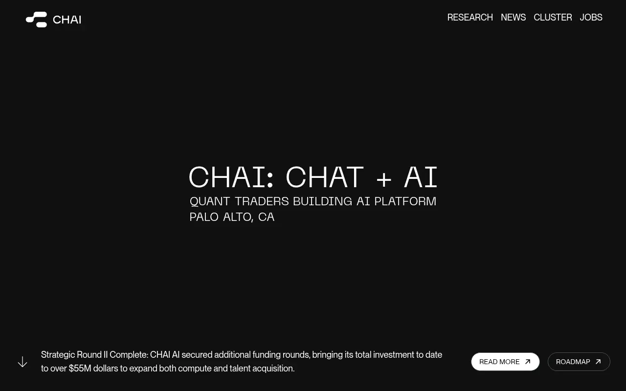 Chai Research screenshot
