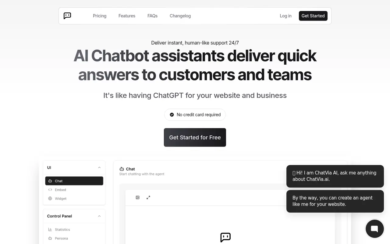 ChatVIA screenshot