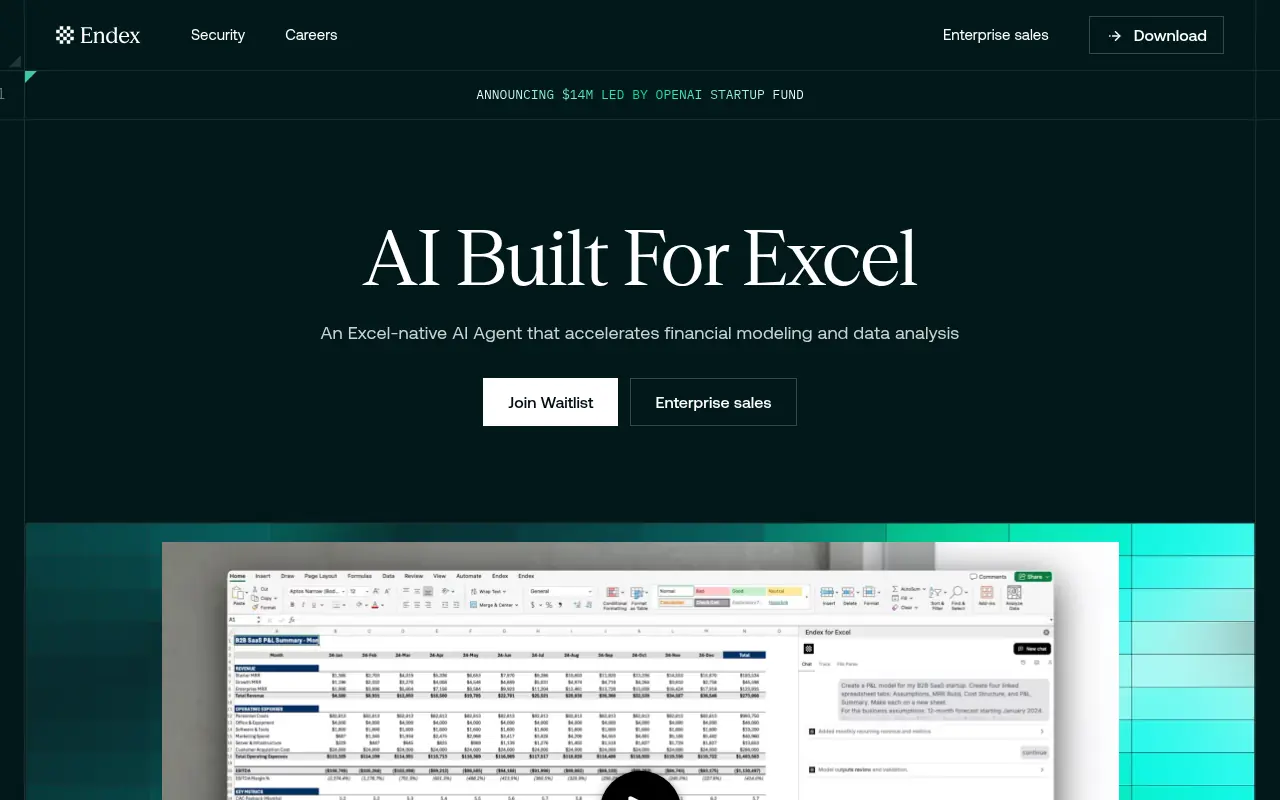 Endex AI screenshot