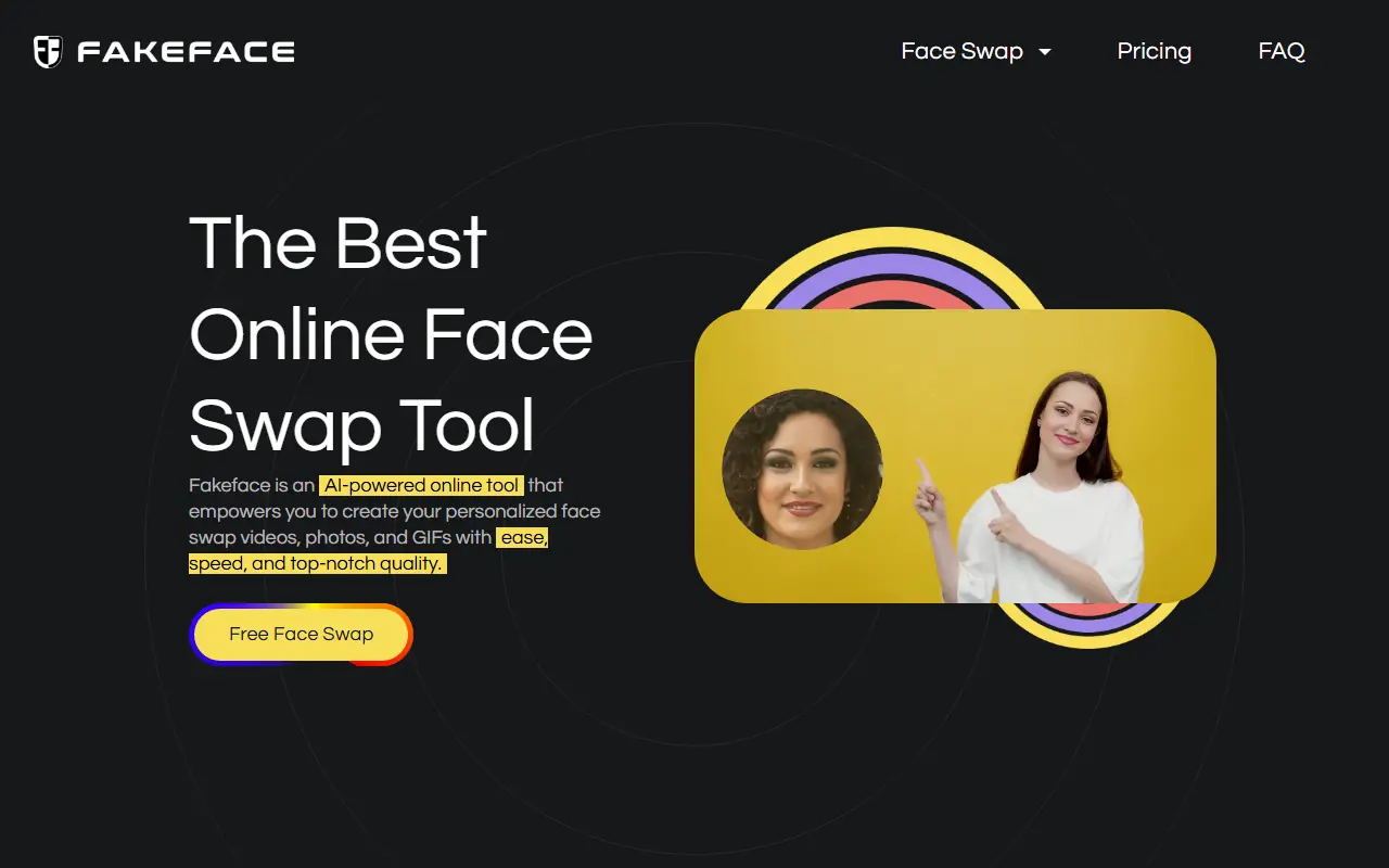 Fakeface screenshot