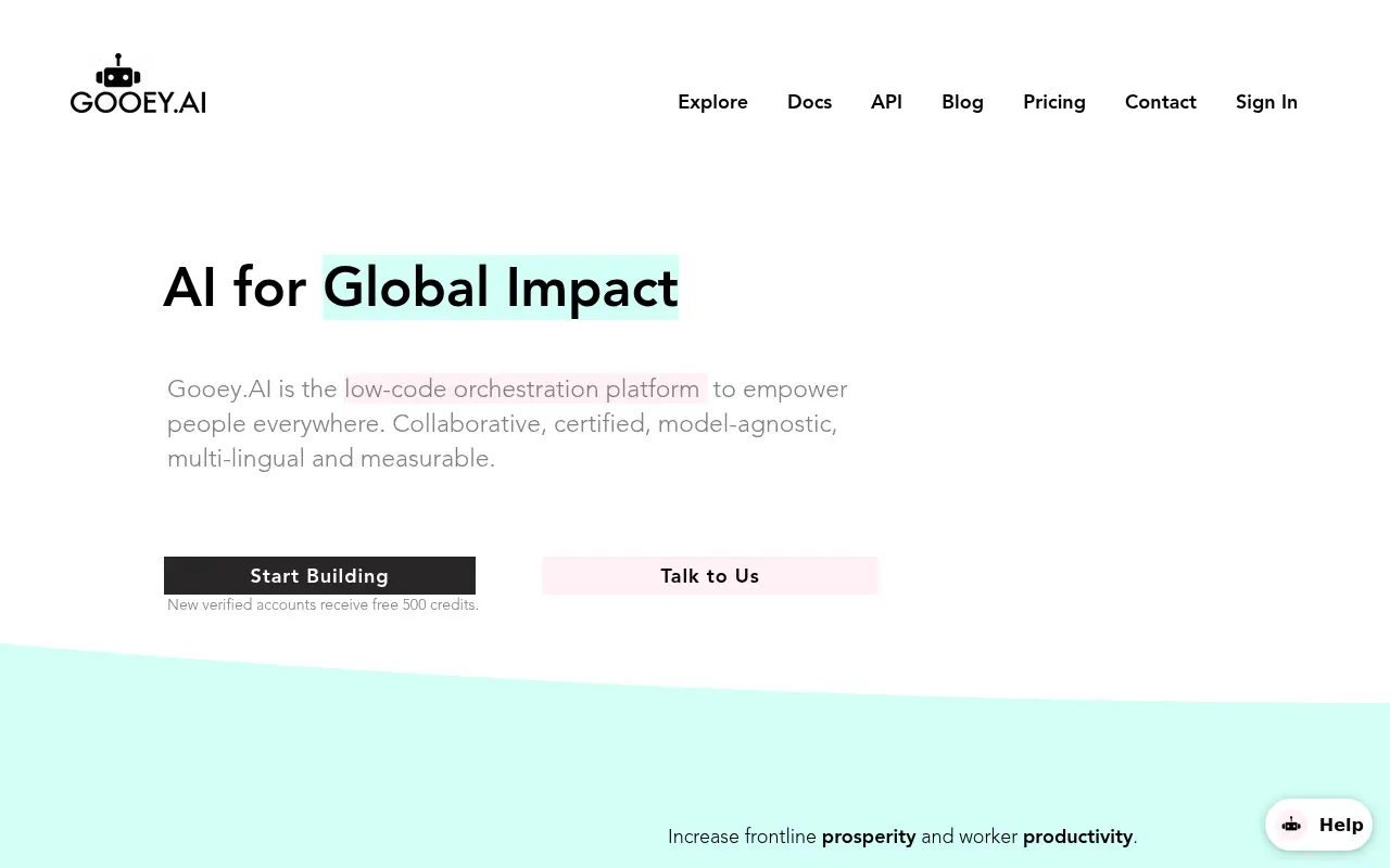 Gooey.AI screenshot