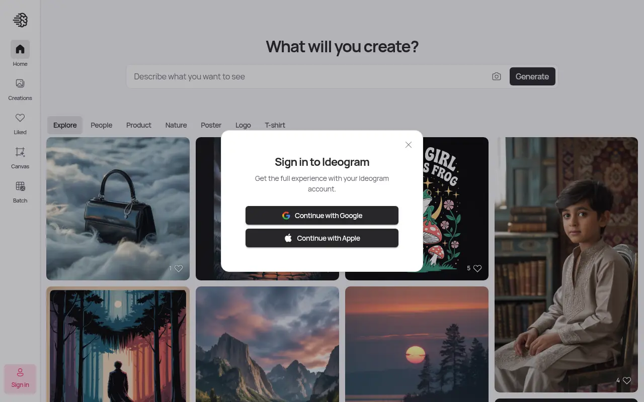 Ideogram screenshot