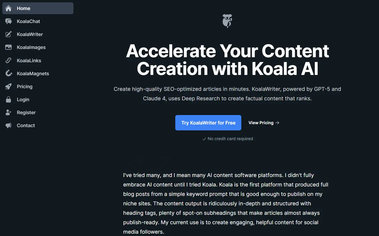 Koala screenshot