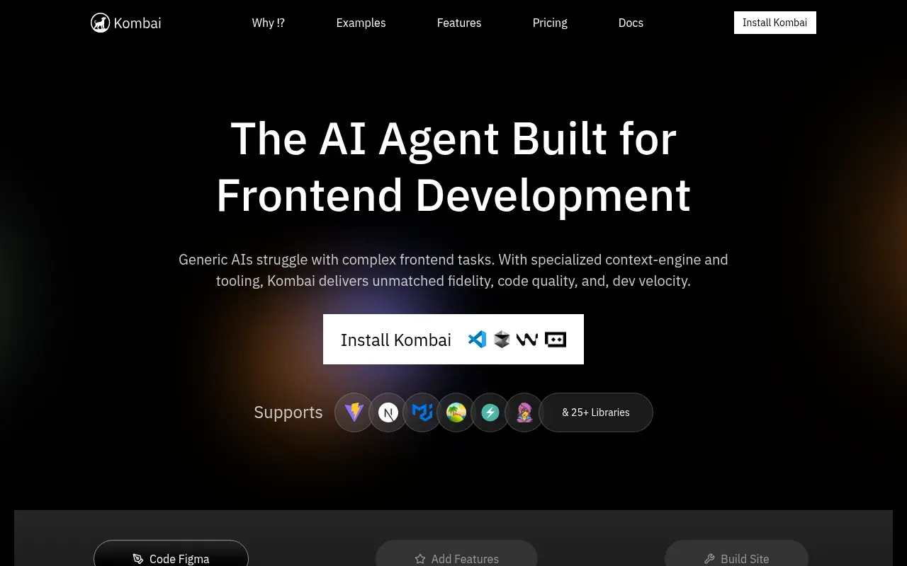Kombai screenshot