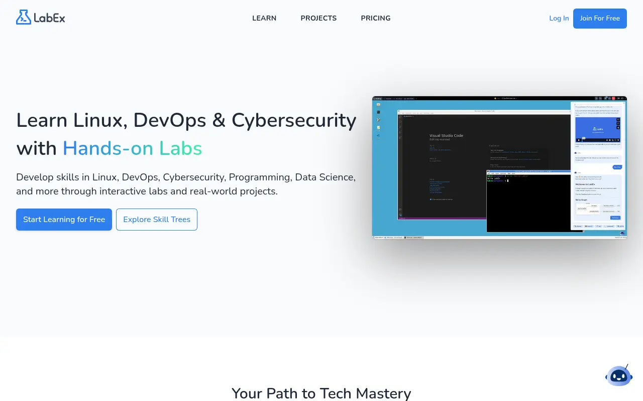 LabEx screenshot