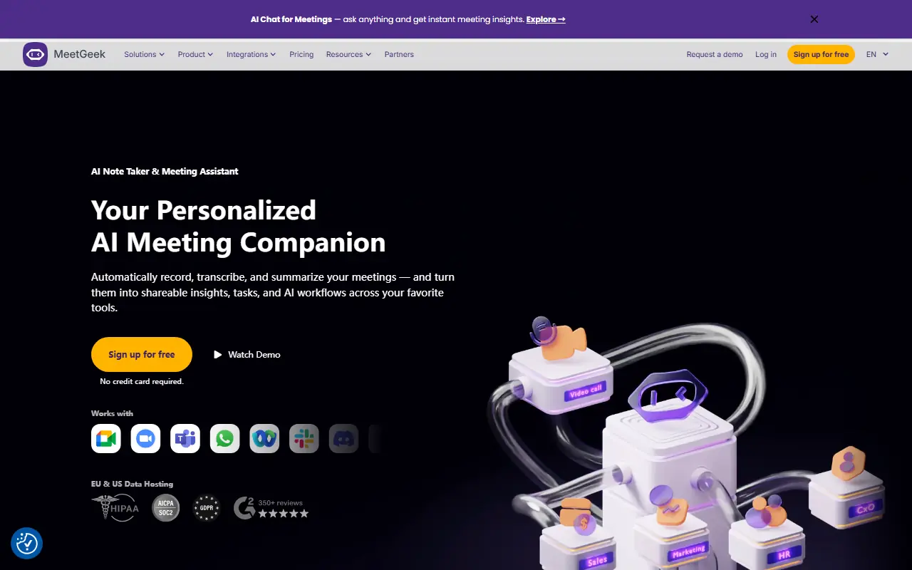 MeetGeek screenshot