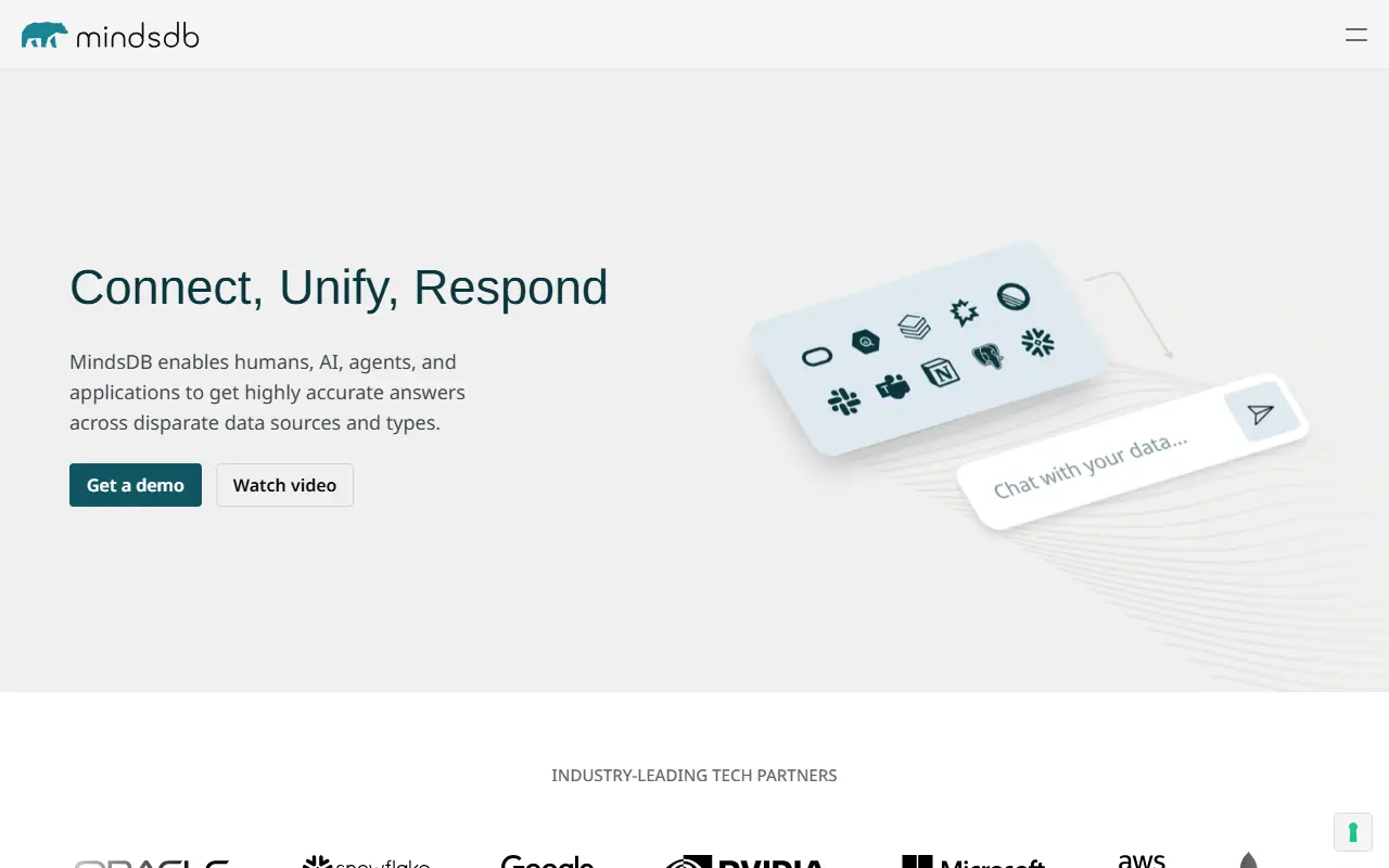 MindsDB screenshot
