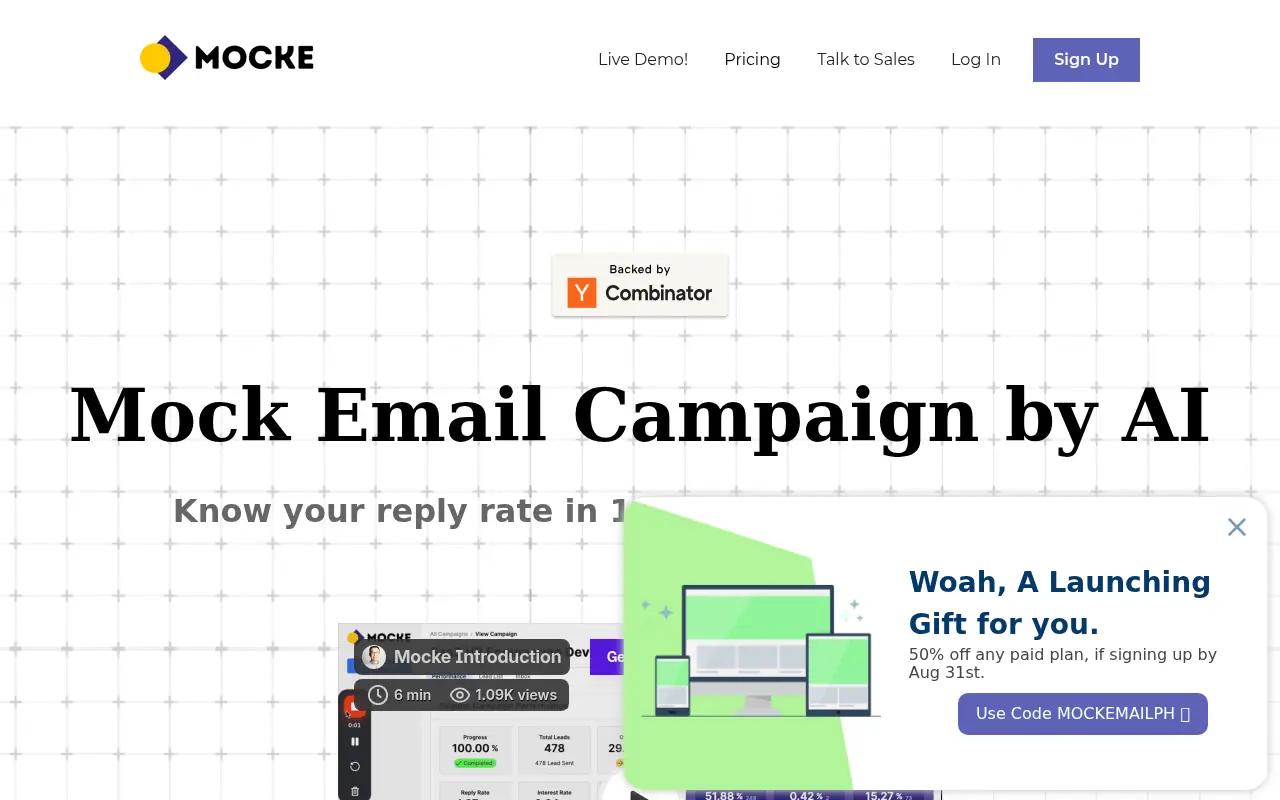 Mocke screenshot