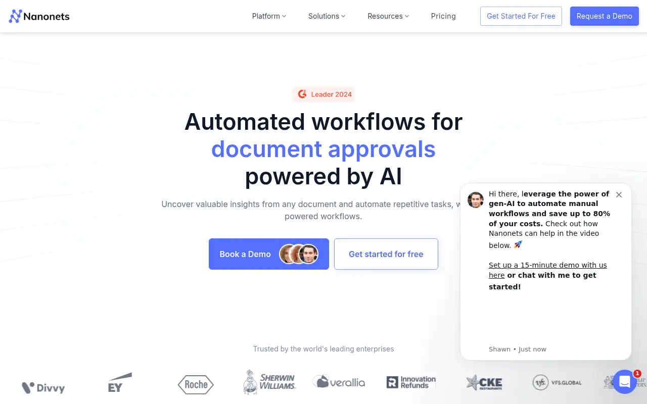 Nanonets screenshot