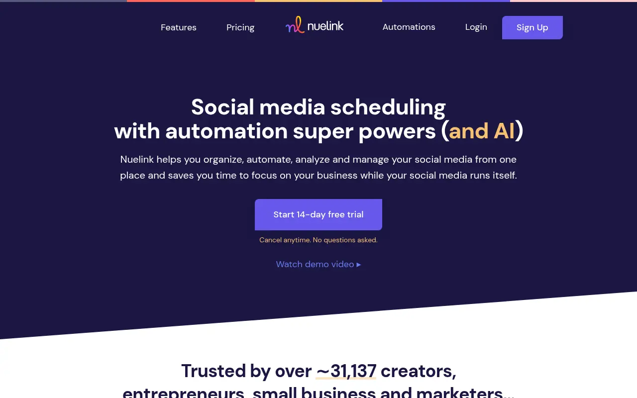 Nuelink screenshot