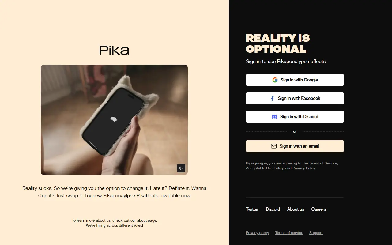 Pika.art screenshot