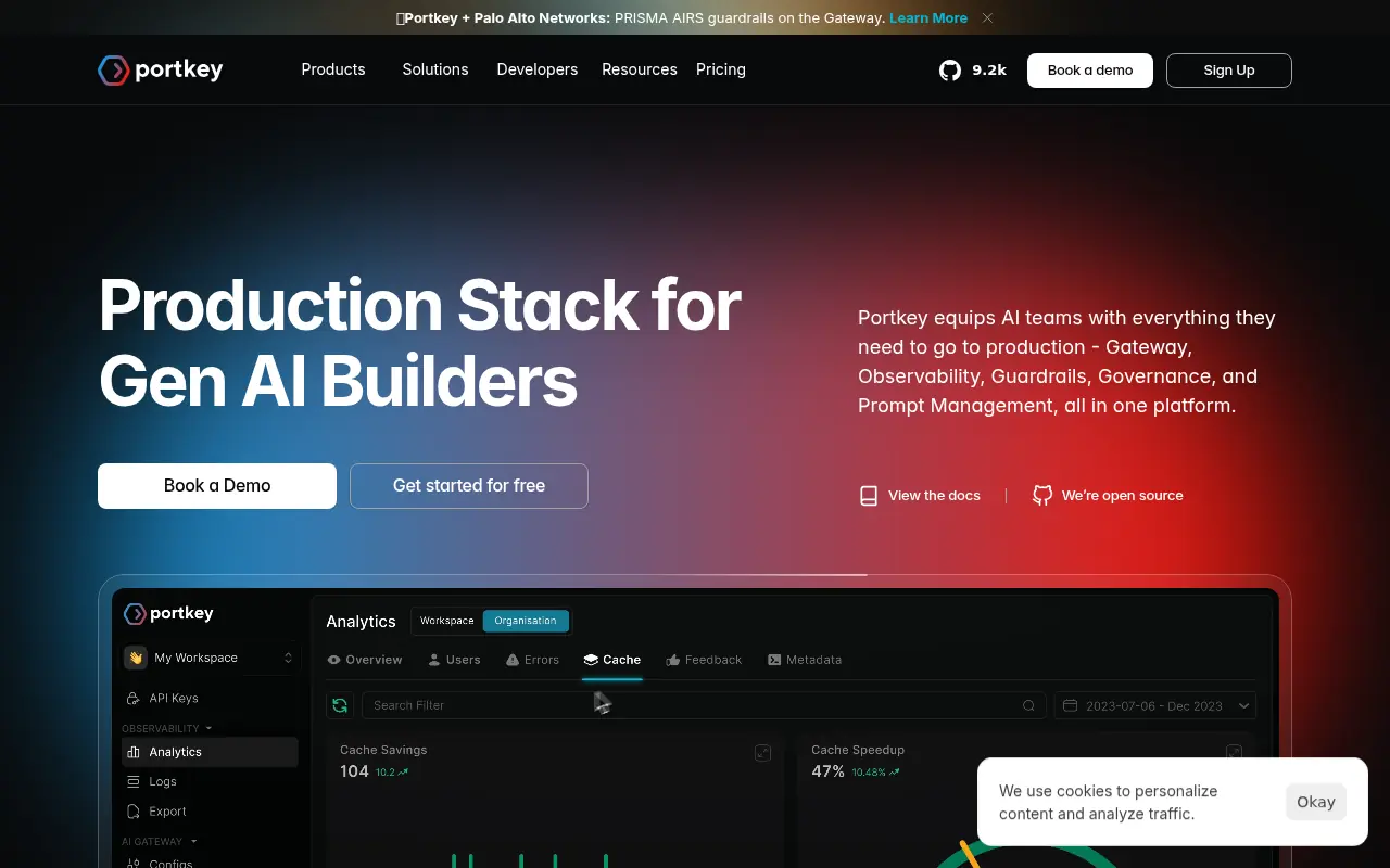 Portkey screenshot
