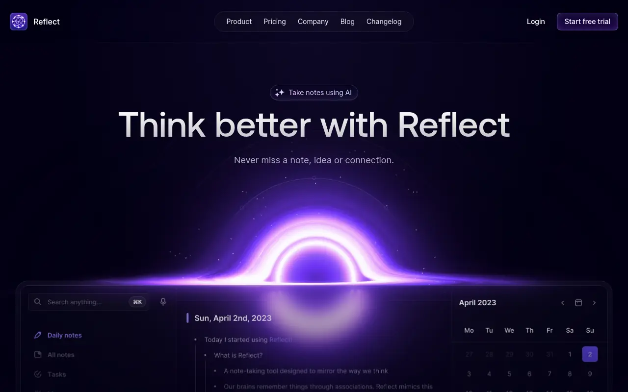 Reflect screenshot