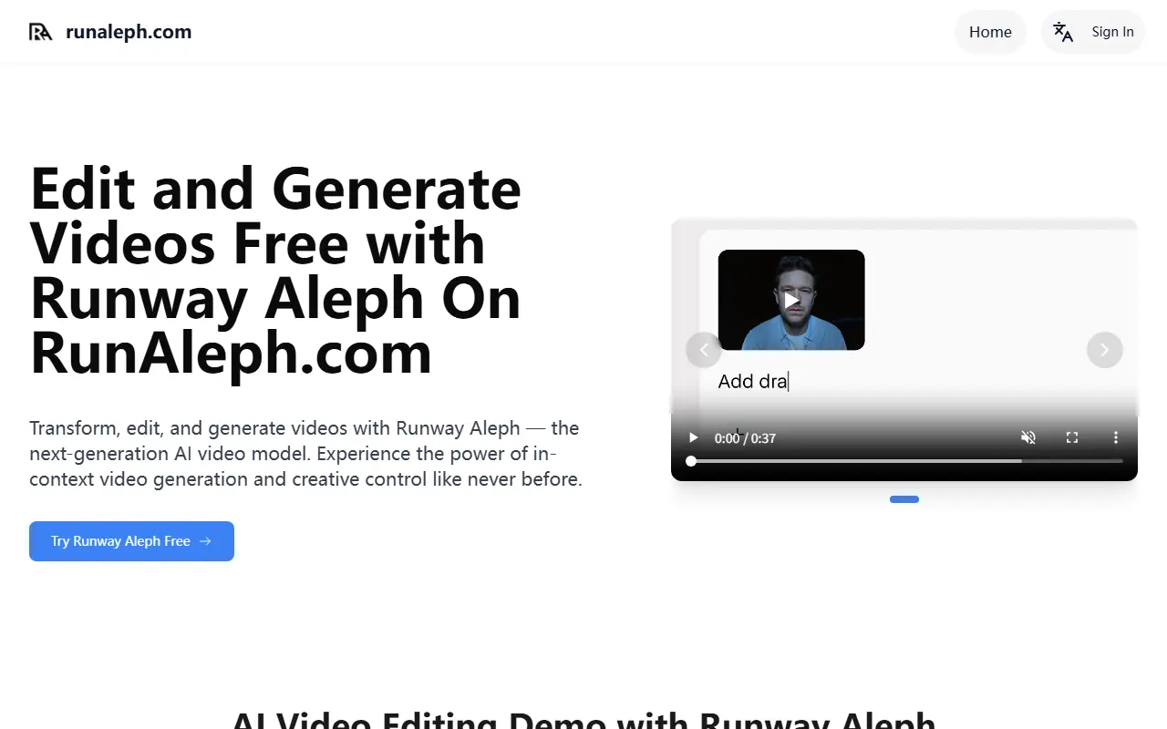 RunAleph screenshot