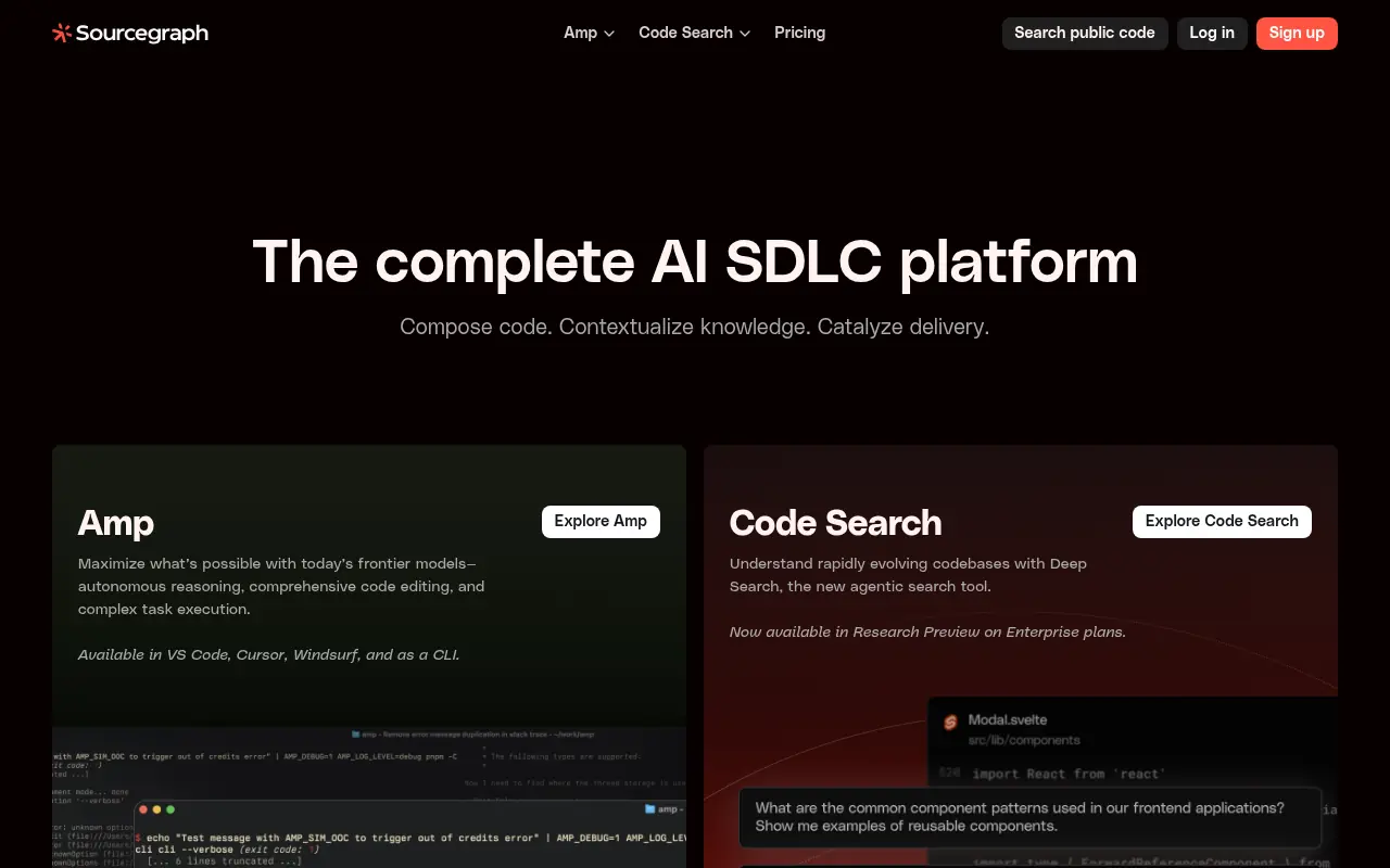 Sourcegraph screenshot