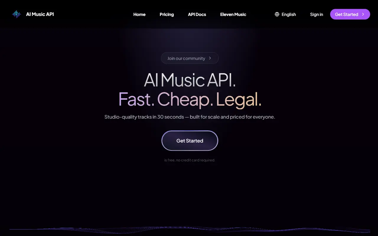 Suno API screenshot