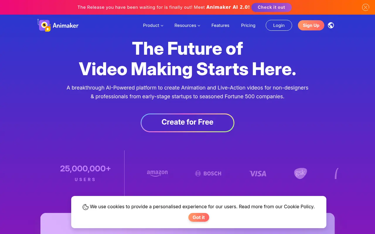 Animaker screenshot