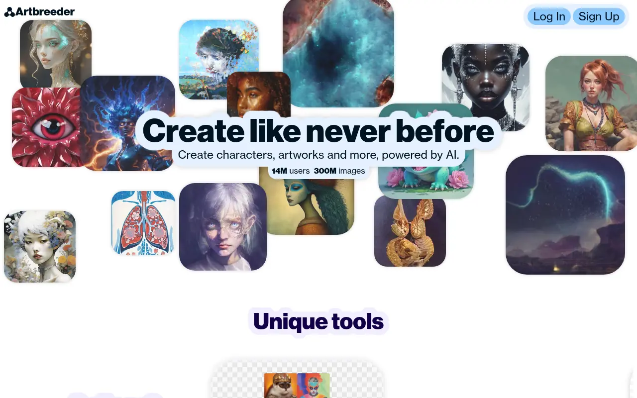 Artbreeder screenshot