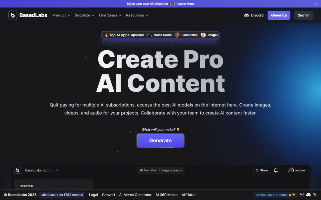 BasedLabs screenshot