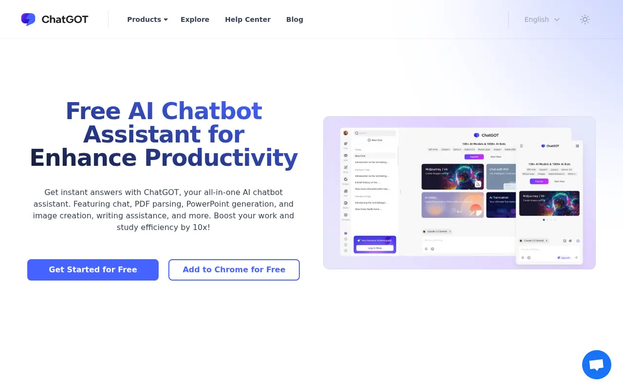 ChatGOT screenshot