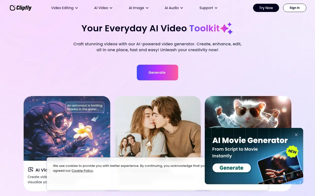 Clipfly screenshot