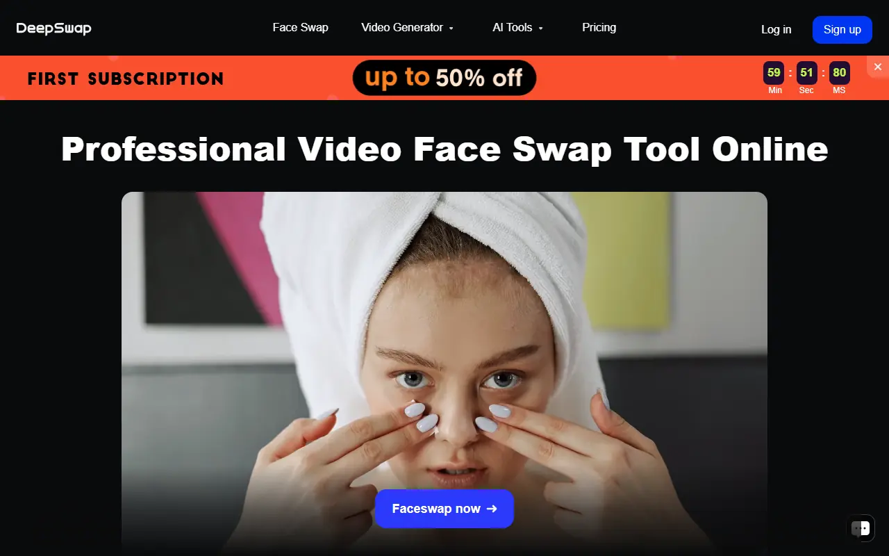 Deepswap screenshot