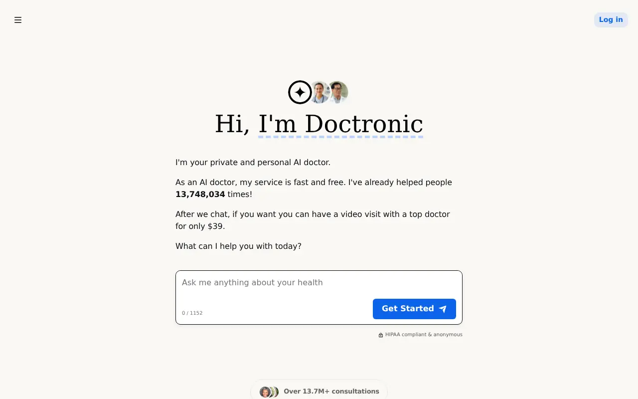 Doctronic.ai screenshot