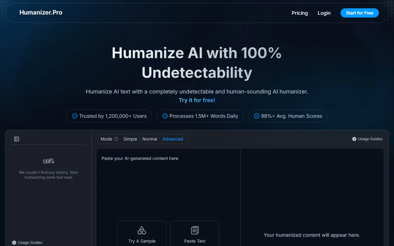 Humanizer screenshot