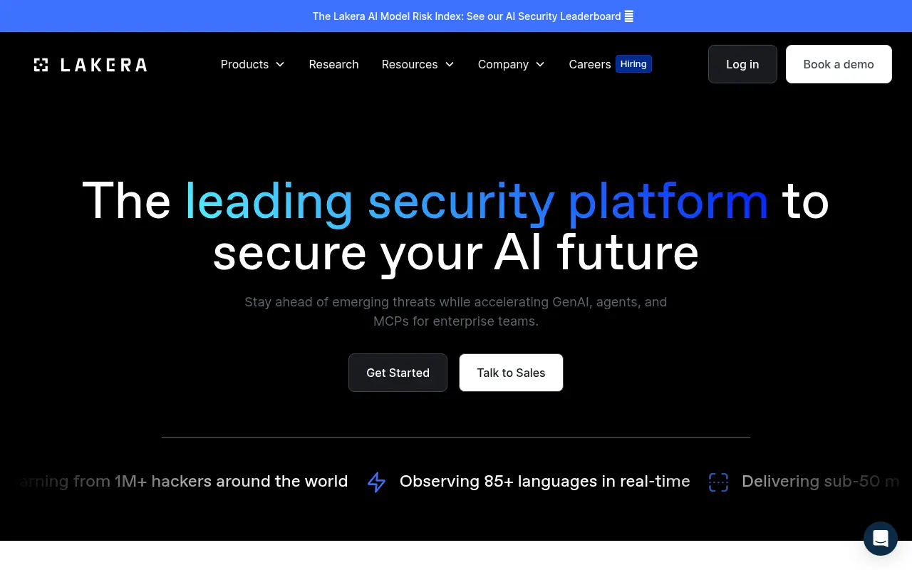 Lakera screenshot