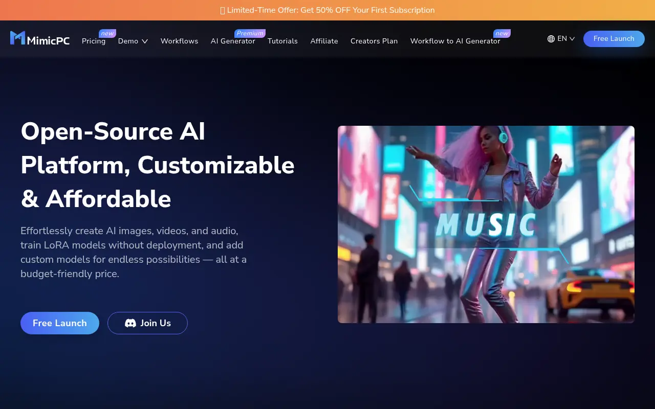 MimicPC screenshot