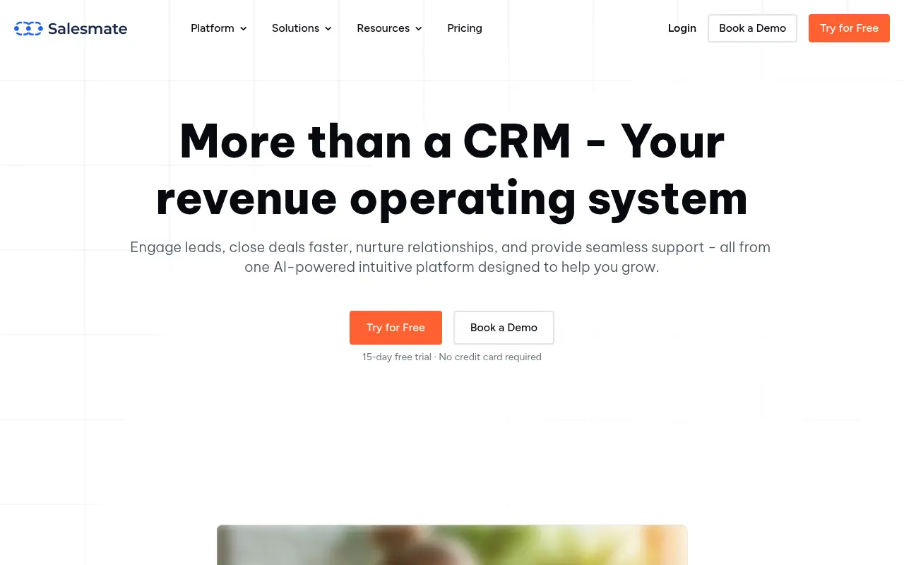 Salesmate screenshot