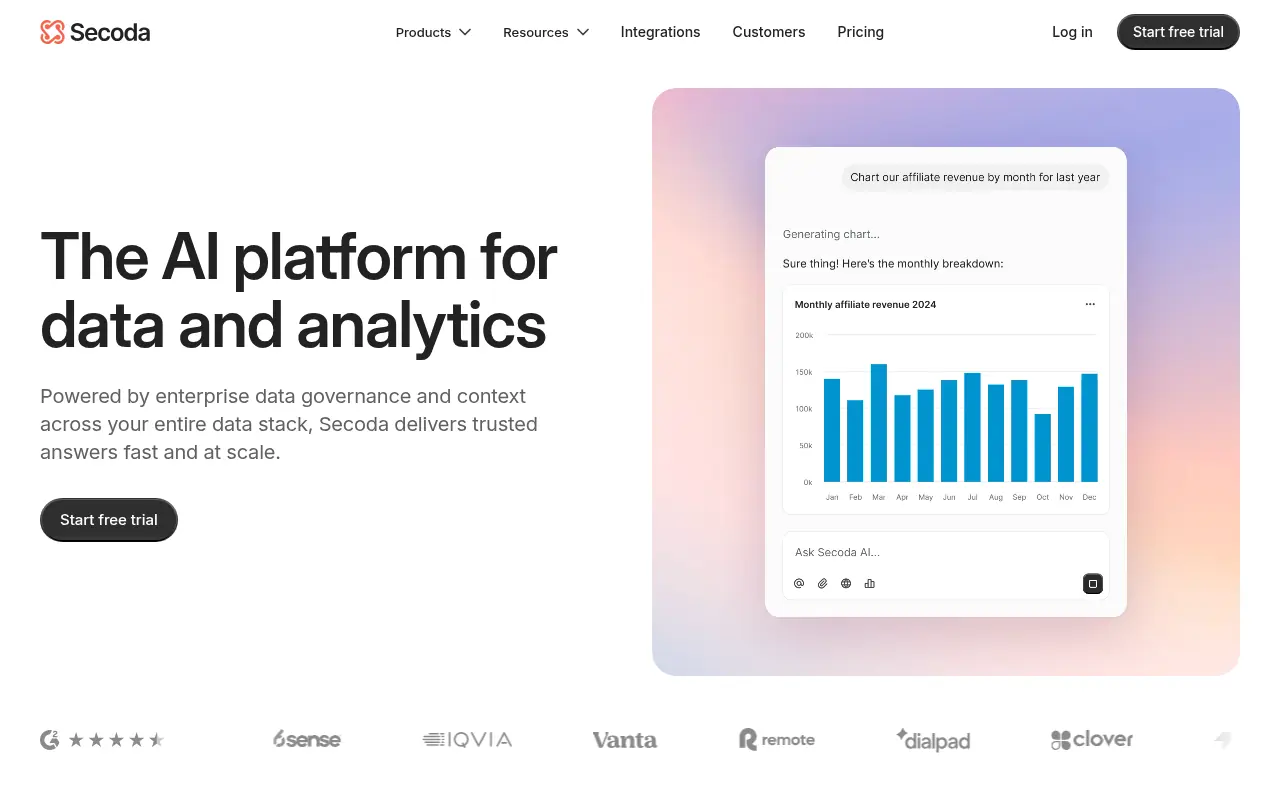 Secoda screenshot