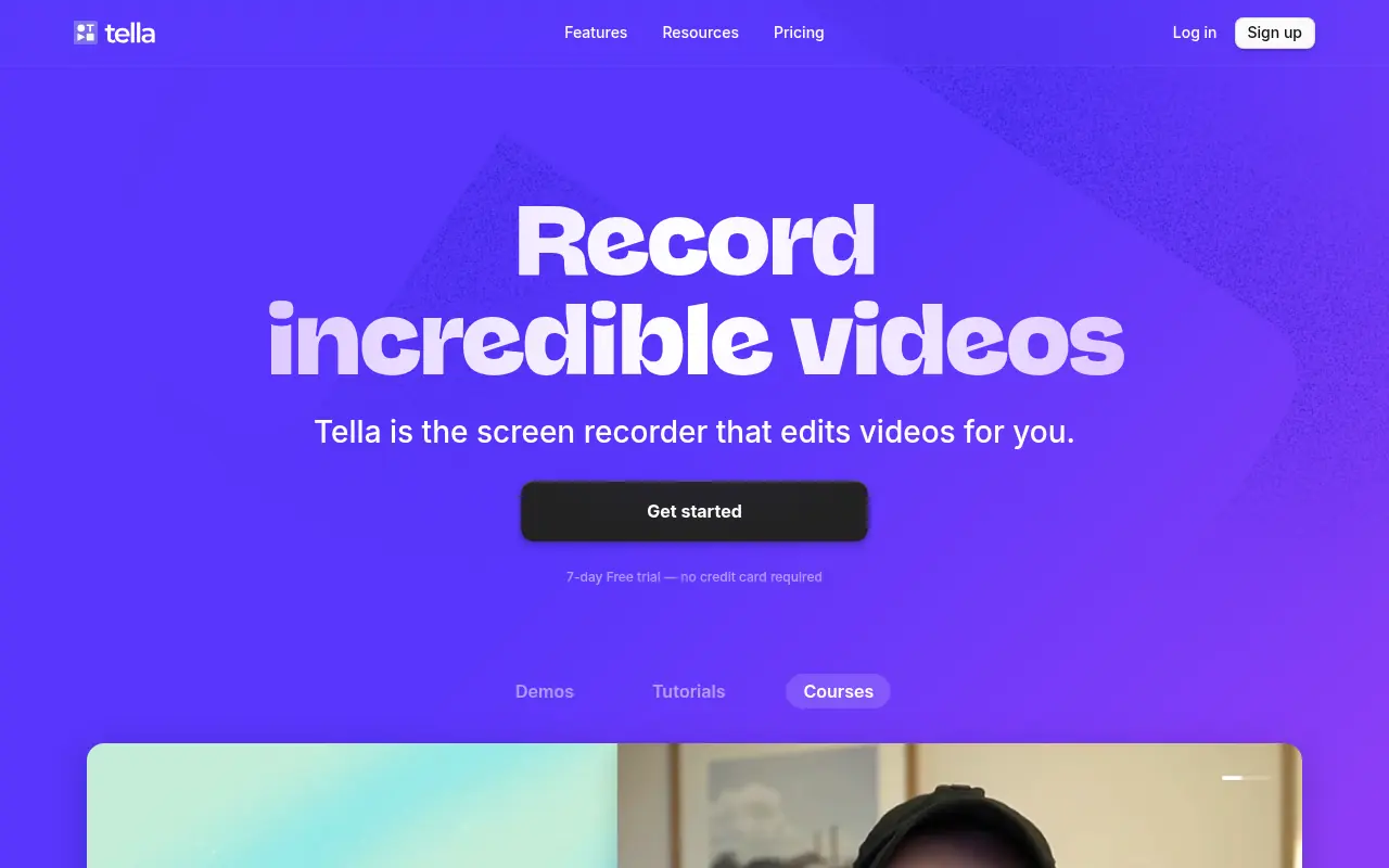 Tella screenshot