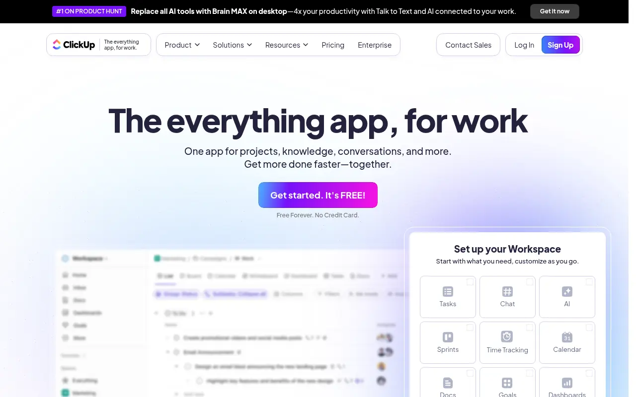 ClickUp screenshot