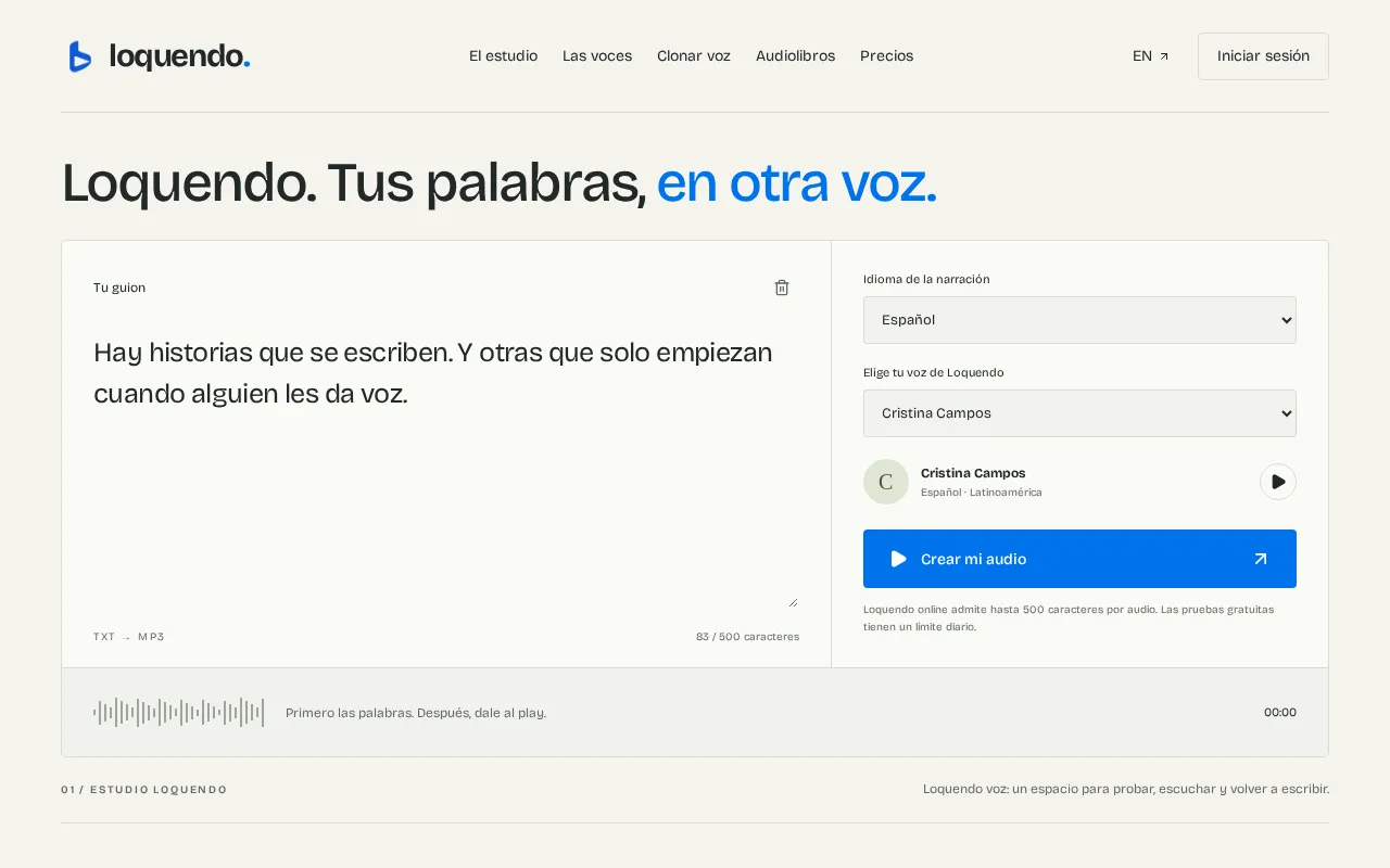 Loquendo screenshot