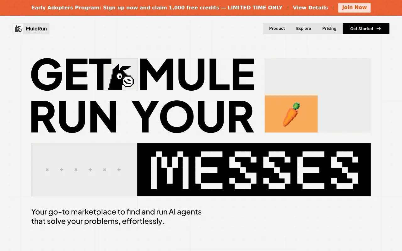 MuleRun screenshot