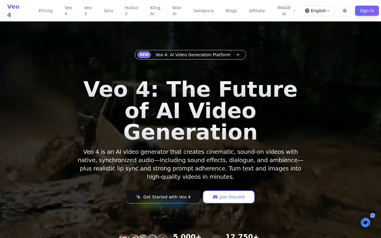 Veo4 screenshot