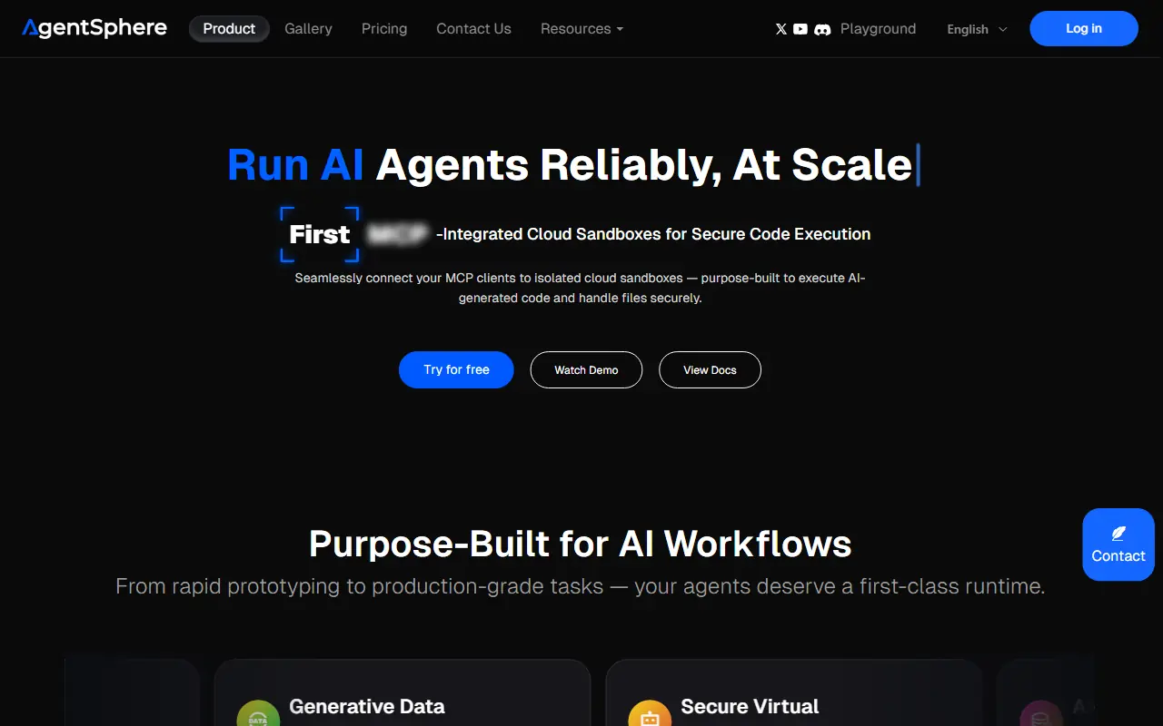 Agentsphere screenshot